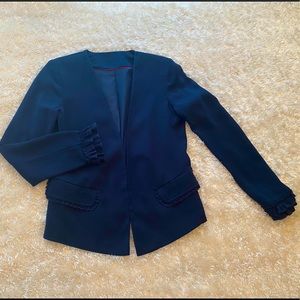 Navy Fully Lined Blazer -size M